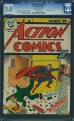 Action Comics #7 2.0 $71,000 (Guided at $18,000) Feb 2016