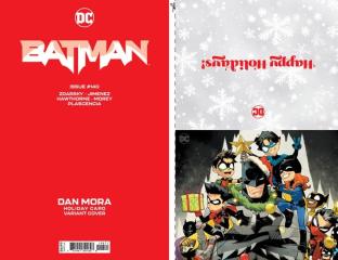 BATMAN (3RD SERIES): 140 Dan Mora DC Holiday Card Special Edition Variant Cover